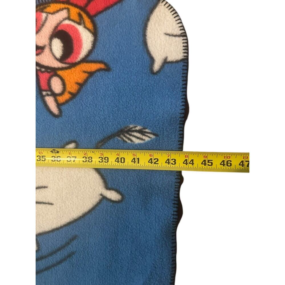 Y2K Power Puff Girls Blanket Lap Throw Fleece Graphic Cartoon Network 4’ X 5’ - Picture 6 of 6
